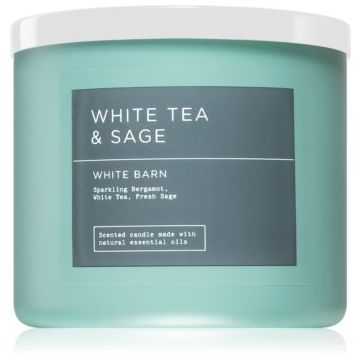 Bath & Body Works White Tea & Sage lumânare parfumată de firma original