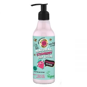 Lotiune de Corp cu Capsuni Strawberry Vacation Skin SuperGood, 250 ml