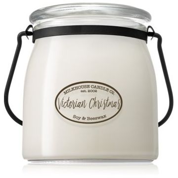 Milkhouse Candle Co. Creamery Victorian Christmas lumânare parfumată Butter Jar de firma original