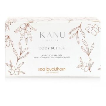 Unt de Corp cu Catina si Vitamina E - KANU Nature Body Butter Sea Buckthorn with Vitamin E, 190 g