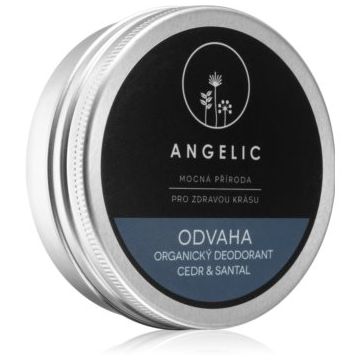 Angelic Organic deodorant Courage Cedar & Santal deodorant crema calitate BIO