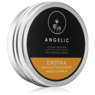 Angelic Organic deodorant  Exotica  Mango & Papaya deodorant crema calitate BIO