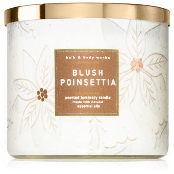 Bath & Body Works Blush Poinsettia lumânare parfumată de firma original