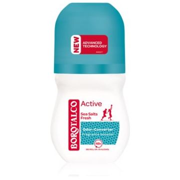 Borotalco Active Sea Salts Deodorant roll-on cu o eficienta de 48 h