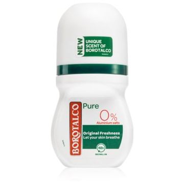 Borotalco Pure Original Freshness deodorant roll-on fără săruri de aluminiu ieftin