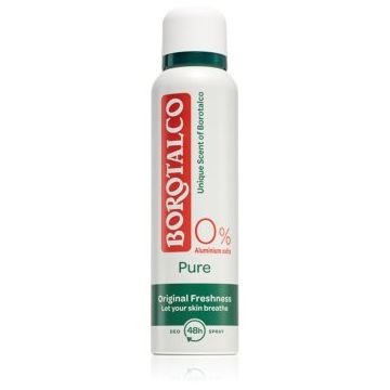 Borotalco Pure Original Freshness Deodorant Spray fara continut de aluminiu