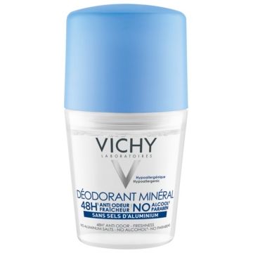 Vichy Deodorant deodorant roll-on cu particule de minerale 48 de ore