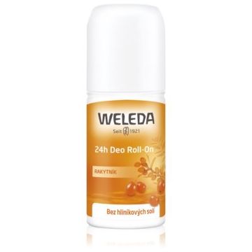 Weleda BIO Sea buckthorn syrup Sea Buckthorn deodorant roll-on fără săruri de aluminiu cu protectie 24h