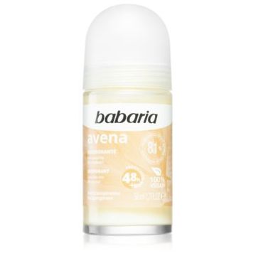 Babaria Deodorant Oat antiperspirant roll-on pentru piele sensibila