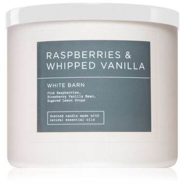 Bath & Body Works Raspberries & Whipped Vanilla lumânare parfumată ieftin