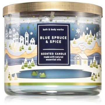 Bath & Body Works Blue Spruce & Spice lumânare parfumată de firma original