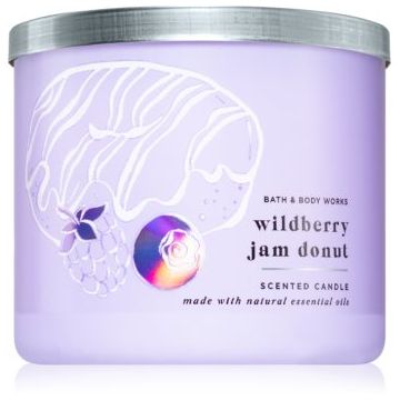 Bath & Body Works Wildberry Jam Donut lumânare parfumată ieftin