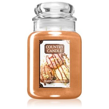 Country Candle Neapolitan Sundae lumânare parfumată de firma original