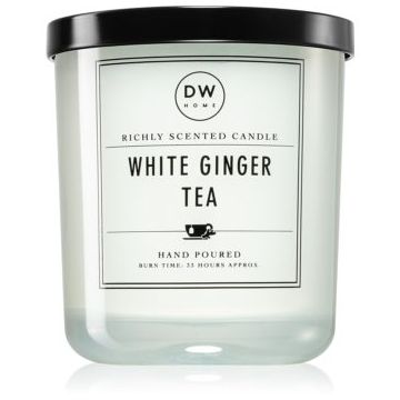 DW Home Signature White Ginger Tea lumânare parfumată