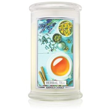 Kringle Candle Herbal Tea lumânare parfumată de firma original