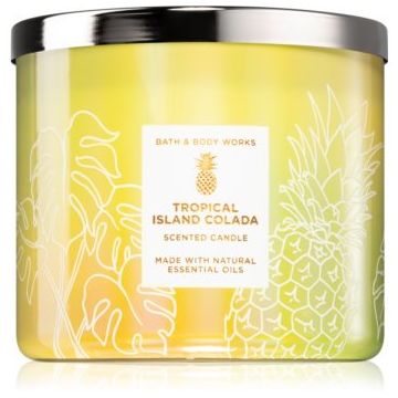 Bath & Body Works Tropical Island Colada lumânare parfumată de firma original