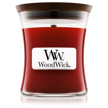 Woodwick Cinnamon Chai lumânare parfumată cu fitil din lemn de firma original