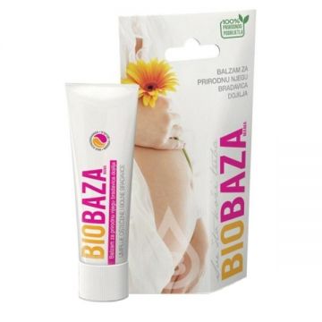 Balsam Natural pentru Mameloane Biobaza, 35 ml