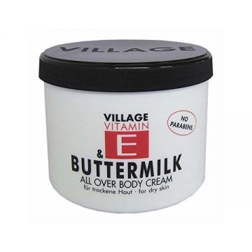 Crema de corp cu Vitamina E Buttermilk Special, Village Cosmetics, 500 ml ieftina