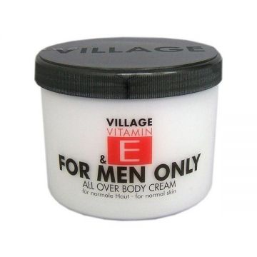 Crema de corp cu Vitamina E For Men Only, Village Cosmetics, 500 ml de firma originala