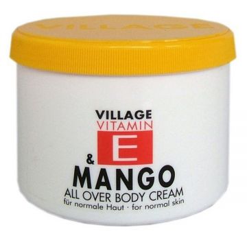 Crema de corp cu Vitamina E si Mango, Village Cosmetics, 500 ml de firma originala