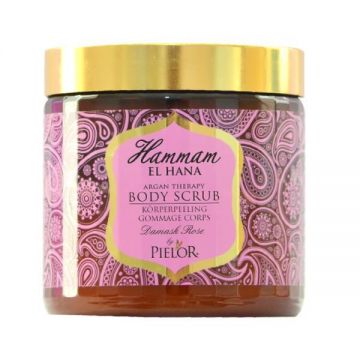 Cremă exfoliantă pentru corp Pielor Hammam El Hana Damask Rose, 500 ml de firma originala