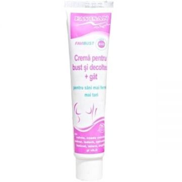 Crema pentru Bust, Decolteu si Gat Favibust Favisan, 75ml ieftina