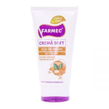 Crema Soft cu Ulei de Argan - Farmec Soft Cream, 150ml de firma originala