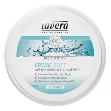 Crema Soft Hidratanta pentru Ten si Corp Basis Sensitiv Lavera, 150 ml ieftina