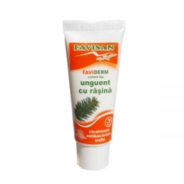 Crema Tip Unguent cu Rasina Faviderm Favisan, 40ml la reducere