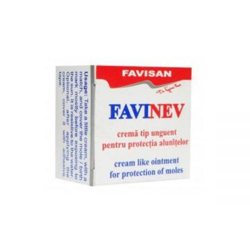 Crema Tip Unguent pentru Protectia Alunitelor Favinev Favisan, 5ml de firma originala