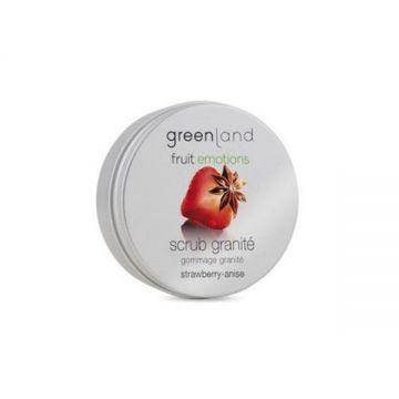 Exfoliant corp granita, cu capsuni si anason, Greenland, 200 ml ieftina