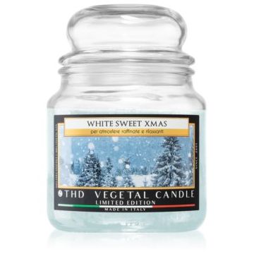 THD Vegetal White Sweet Xmas lumânare parfumată