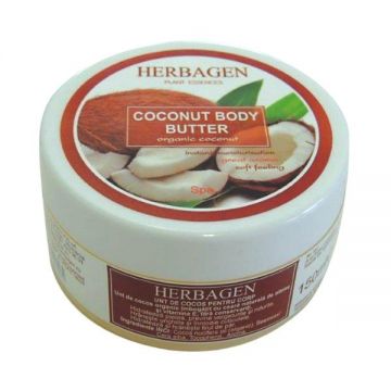 Unt de Cocos pentru Corp Herbagen, 150ml ieftina