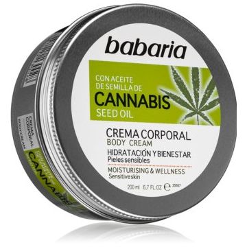 Babaria Cannabis cremă hidratantă pentru piele sensibila