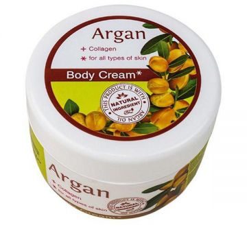 Crema de Corp cu Colagen si Ulei de Argan Rosa Impex, 250 ml ieftina