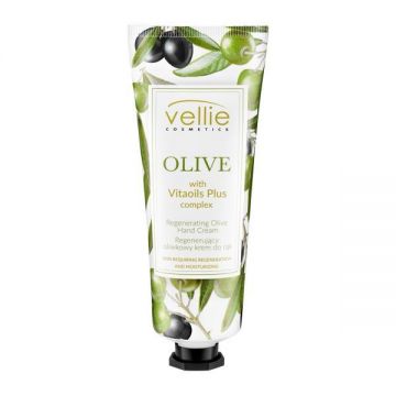 Crema de maini regeneratoare cu ulei de masline, Vellie, 75 ml de firma originala