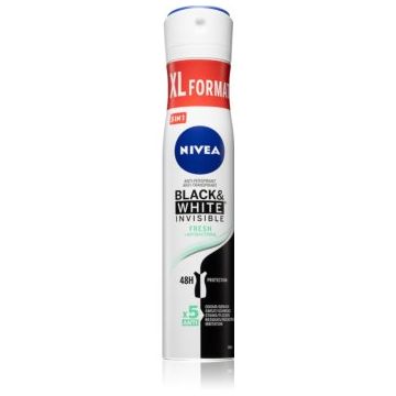 NIVEA Black & White Invisible Fresh + Antibacterial spray anti-perspirant pentru femei