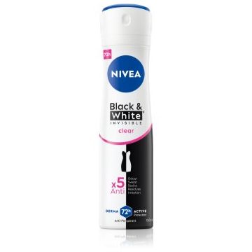 NIVEA Invisible Black & White Clear antiperspirant Spray