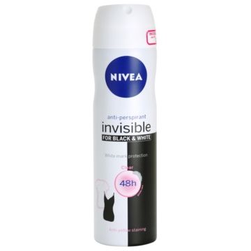 Nivea Invisible Black & White Clear antiperspirant Spray