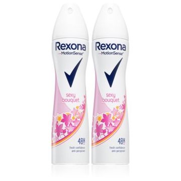 Rexona Sexy Bouquet Antiperspirant spray anti-perspirant ambalaj economic