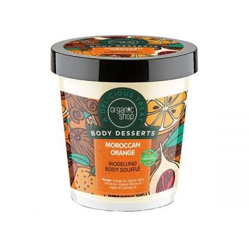 Sufleu Delicios pentru Corp Moroccan Orange Organic Shop, 450ml de firma originala