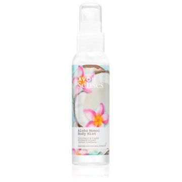 Avon Senses Aloha Monoi Spray revigorant pentru corp ieftin