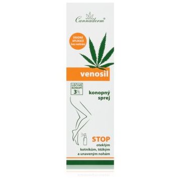 Cannaderm Venosil cannabis spray deodorant pentru picioare cu conținut de cânepă activă ieftin