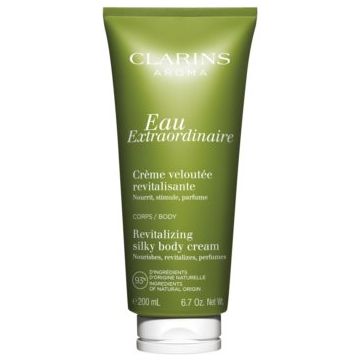 Clarins Eau Extraordinaire Revitalizing Silky Body Cream crema de corp nutritiva pentru piele mixta spre grasa