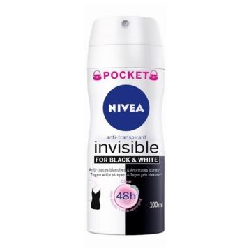 NIVEA Invisible Black & White Clear antiperspirant Spray