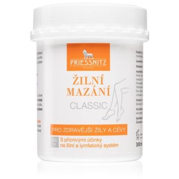 Priessnitz Classic crema pentru masaj cu efecte benefice asupra sistemelor venos și limfatic de firma originala