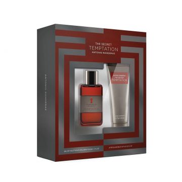 ANTONIO BANDERAS SECRET TEMPTATION EDT 50 ML + AFTER SHAVE BALSAM 75 ML SET de firma original