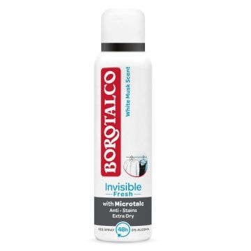 BOROTALCO INTENSIVE INVISIBLE FRESH DEODORANT ANTIPERSPIRANT SPRAY ieftin