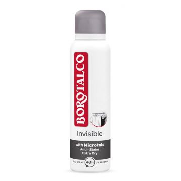 BOROTALCO INVISIBLE DEODORANT ANTIPERSPIRANT SPRAY de firma original